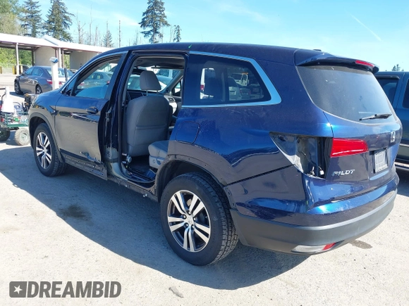 2016 Honda Pilot EX-L with VIN 5FNYF6H55GB078192, listed as a IAAI auction lot 42190161 with 134,361 mi miles and . Bid and sale history available at DreamBid. Image 3.