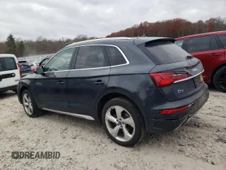 2021 Audi Q5 Prestige with VIN WA1CAAFY5M2077240, listed as a Copart auction lot 77974424 with 53,153 mi miles and Salvage Title. Bid and sale history available at carsss.com. Image 2.