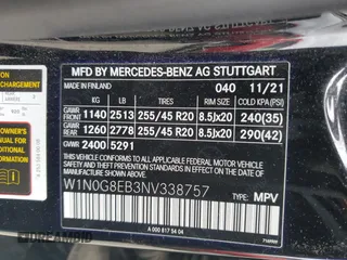 2022 Mercedes-Benz GLC 300 z VIN W1N0G8EB3NV338757, wystawiony jako Copart lot #56562125 z przebiegiem 51 308 mil mil oraz Szkoda całkowita • Salvage title. Historia ofert i sprzedaży dostępna na DreamBid. Obrazek 14.