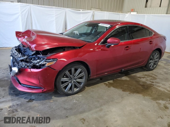 2019 Mazda 6 Grand Touring with VIN JM1GL1TY2K1506844, listed as a Copart auction lot 86900164 with 79,012 mi miles and Salvage Title. Bid and sale history available at carsss.com. Image 1.