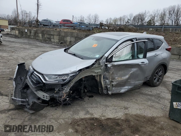 2020 Honda CR-V EX-L with VIN 7FART6H88LE017330, listed as a Copart auction lot 52444145 with Not provided miles and Salvage title. Bid and sale history available at DreamBid. Image 1.