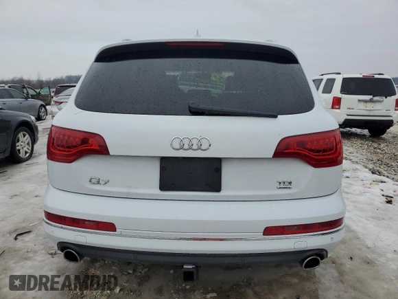 2015 Audi Q7 3.0L TDI Prestige with VIN WA1VMBFE3FD016892, listed as a Copart auction lot 42351545 with 105,081 mi miles and Clean Title. Bid and sale history available at carsss.com. Image 6.