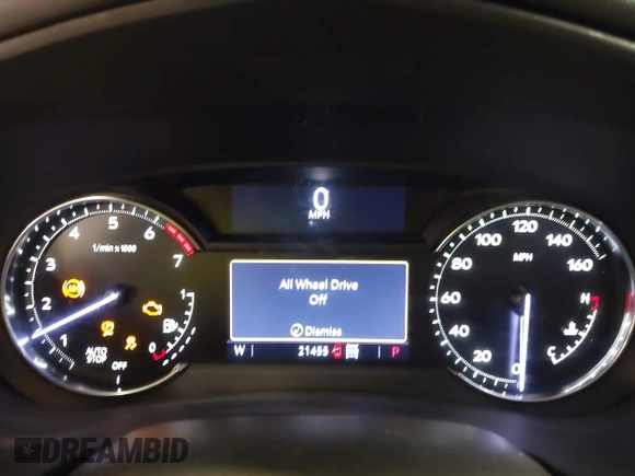 2020 Cadillac XT4 AWD Premium Luxury with VIN 1GYFZDR40LF146715, listed as a IAAI auction lot 41478506 with 21,455 mi miles. Bid and sale history available at carsss.com. Image 7.