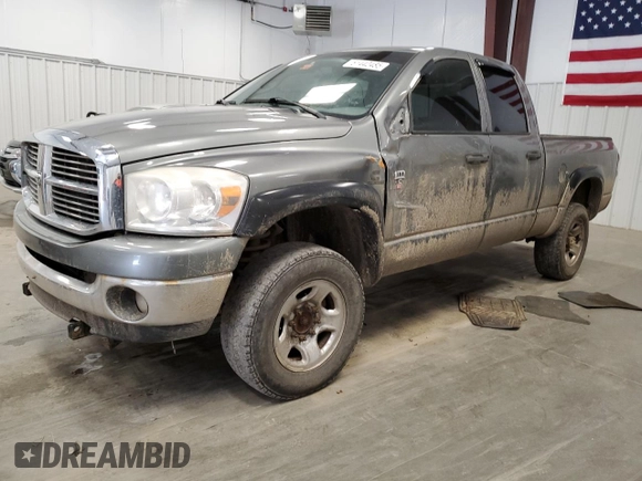 2009 Dodge Ram 2500 SLT with VIN 3D7KS28L19G514287, listed as a Copart auction lot 51442485 with 204,243 mi miles and Salvage Title. Bid and sale history available at carsss.com. Image 1.