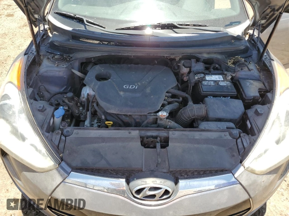 2013 Hyundai Veloster w/Black Int with VIN KMHTC6AD1DU166692, listed as a Copart auction lot 63905905 with 192,277 mi miles and Clean title. Bid and sale history available at DreamBid. Image 11.