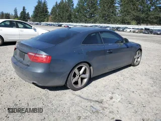 2009 Audi A5 with VIN WAUDK78T69A017408, listed as a Copart auction lot 53948485 with 194,232 mi miles and Salvage Title. Bid and sale history available at carsss.com. Image 3.