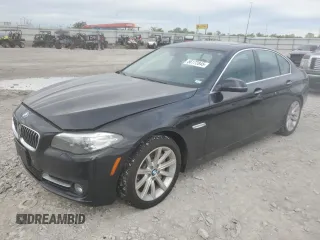 2015 BMW 5 Series 535i xDrive with VIN WBA5B3C5XFD542200, listed as a Copart auction lot 56172845 with 136,592 mi miles and Salvage title. Bid and sale history available at DreamBid. Image 1.