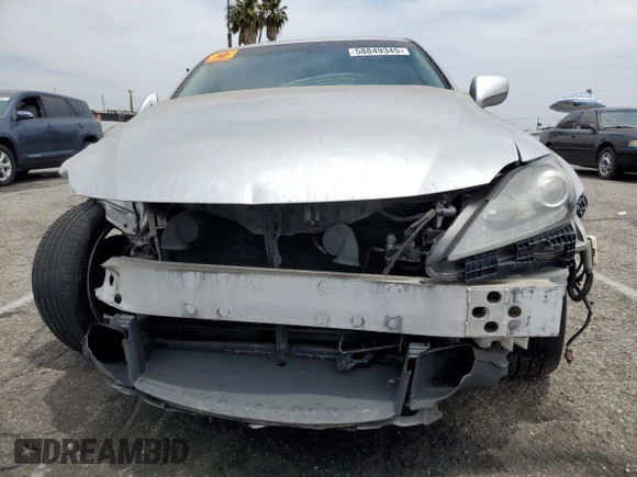 2007 Lexus IS 250 z VIN JTHBK262975038314, wystawiony jako Copart lot #58849345 z przebiegiem 136 664 mil mil oraz Szkoda całkowita • Salvage title. Historia ofert i sprzedaży dostępna na DreamBid. Obrazek 5.