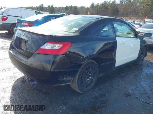 2006 Honda Civic Cpe LX with VIN 2HGFG11636H510234, listed as a IAAI auction lot 41757064 with 163,107 mi miles. Bid and sale history available at carsss.com. Image 4.