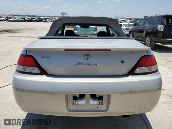 2001 Toyota Solara SE with VIN 2T1FF22P91C444919, listed as a Copart auction lot 62947124 with 194,552 mi miles and Salvage Title. Bid and sale history available at DreamBid. Image 6.