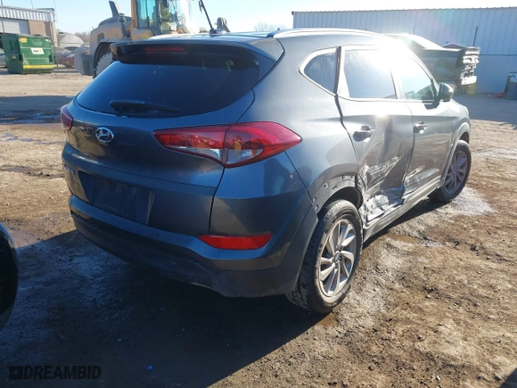 2016 Hyundai Tucson SE with VIN KM8J33A45GU089996, listed as a IAAI auction lot 41687069 with 129,957 mi miles. Bid and sale history available at carsss.com. Image 4.