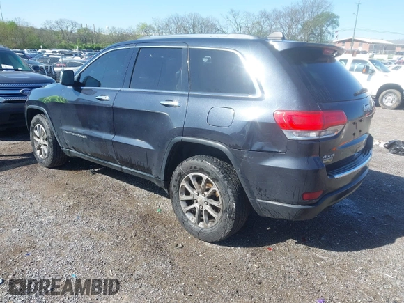 2014 Jeep Grand Cherokee Limited with VIN 1C4RJFBG2EC241307, listed as a IAAI auction lot 41975320 with 210,482 mi miles. Bid and sale history available at carsss.com. Image 3.