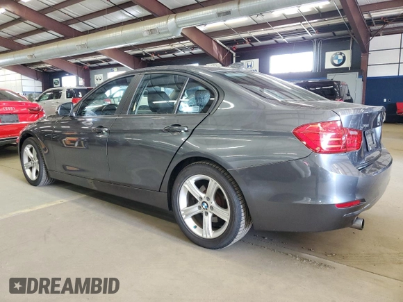 2014 BMW 3 Series 320i xDrive with VIN WBA3C3C53EF985375, listed as a Copart auction lot 62833435 with 75,726 mi miles and Salvage title. Bid and sale history available at DreamBid. Image 2.