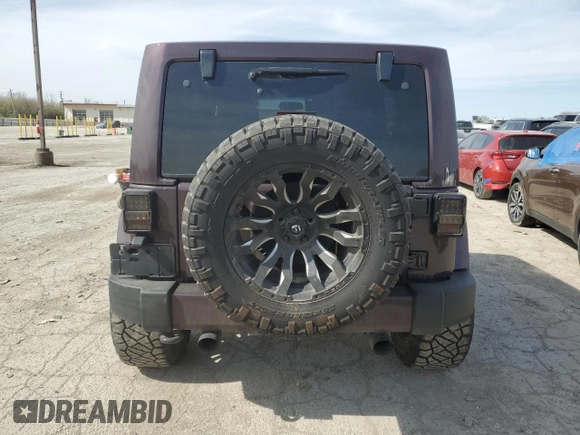 2014 Jeep Wrangler Unlimited Sahara with VIN 1C4BJWEG1EL196129, listed as a Copart auction lot 53700115 with 140,998 mi miles and Clean Title. Bid and sale history available at carsss.com. Image 6.
