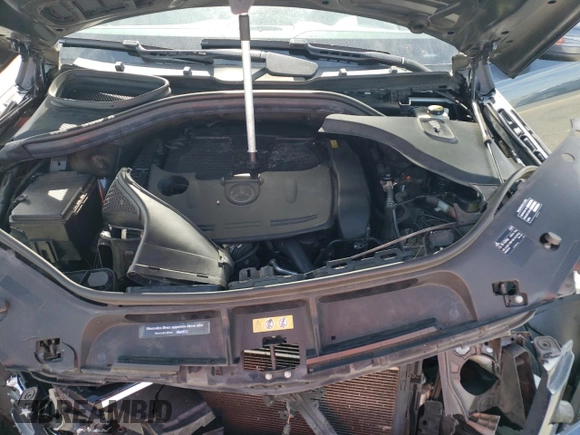 2015 Mercedes-Benz M 350 with VIN 4JGDA5JB8FA535538, listed as a Copart auction lot 63639155 with 121,045 mi miles and Salvage title. Bid and sale history available at DreamBid. Image 12.