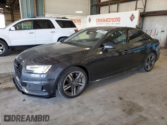 2018 Audi A4 Premium Plus z VIN WAUENAF40JN001416, wystawiony jako Copart lot #56572085 z przebiegiem 85 010 mil mil oraz Szkoda całkowita • Salvage title. Historia ofert i sprzedaży dostępna na DreamBid. Obrazek 1.