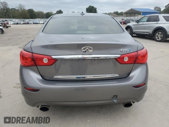 2014 Infiniti Q50 Hybrid Sport with VIN JN1AV7AP2EM690346, listed as a Copart auction lot 79770594 with 114,964 mi miles and Salvage Title. Bid and sale history available at carsss.com. Image 6.
