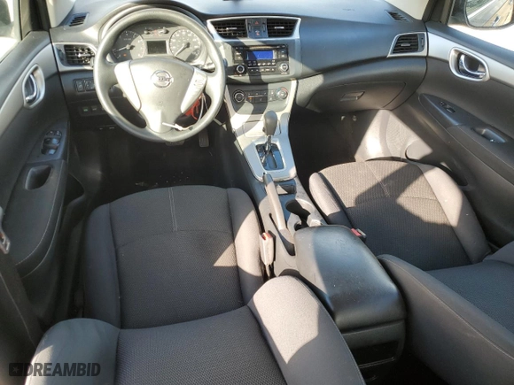 2015 Nissan Sentra S with VIN 3N1AB7AP8FY365322, listed as a Copart auction lot 43971355 with 77,075 mi miles and Salvage Title. Bid and sale history available at carsss.com. Image 8.