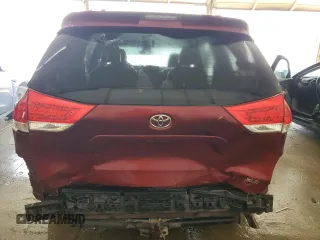 2011 Toyota Sienna XLE AAS with VIN 5TDYK3DC8BS024209, listed as a Copart auction lot 58923715 with 134,051 mi miles and Salvage title. Bid and sale history available at DreamBid. Image 6.