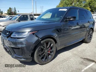 2022 Land Rover Range Rover Sport HST with VIN SALWS2RU8NA207459, listed as a Copart auction lot 49181275 with 29,877 mi miles and Salvage title. Bid and sale history available at DreamBid. Image 1.