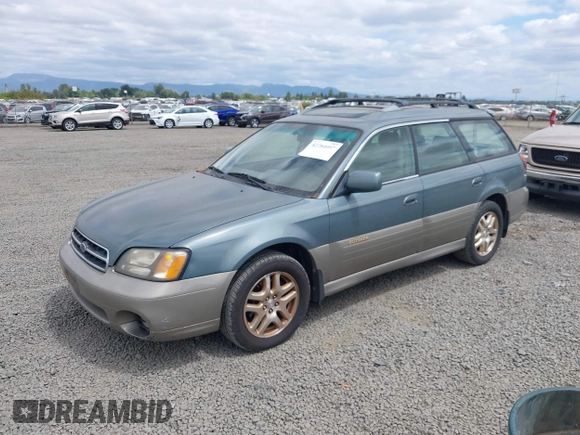 2001 Subaru Legacy Outback Limited with VIN 4S3BH686917657661, listed as a IAAI auction lot 42784097 with 224,645 mi miles and . Bid and sale history available at DreamBid. Image 2.