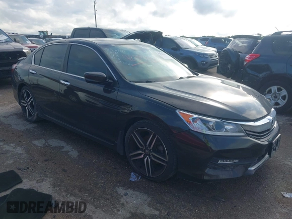 2016 Honda Accord Sport with VIN 1HGCR2F50GA133235, listed as a IAAI auction lot 42384461 with 176,640 mi miles and . Bid and sale history available at DreamBid. Image 1.