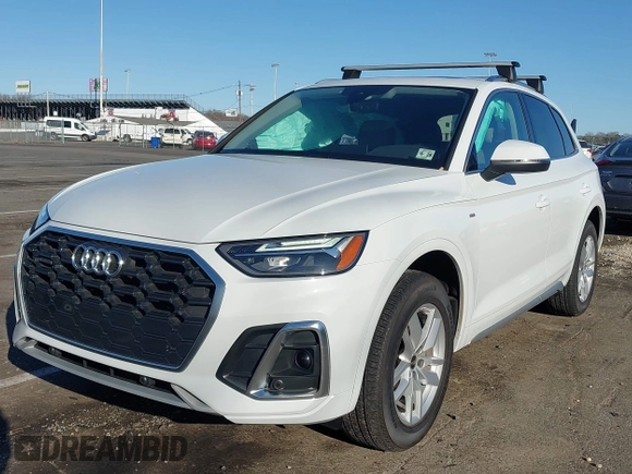 2023 Audi Q5 S line Premium with VIN WA1GAAFY1P2017705, listed as a IAAI auction lot 41747421 with 14,966 mi miles. Bid and sale history available at carsss.com. Image 17.