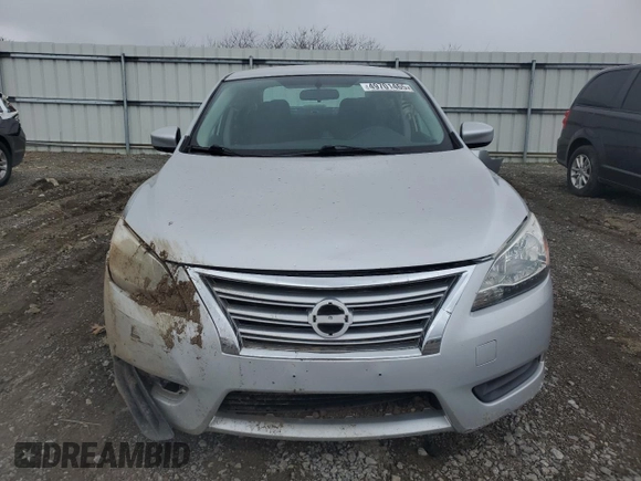 2015 Nissan Sentra SV with VIN 3N1AB7AP1FL672585, listed as a Copart auction lot 49701465 with 116,863 mi miles and Salvage Title. Bid and sale history available at DreamBid. Image 5.