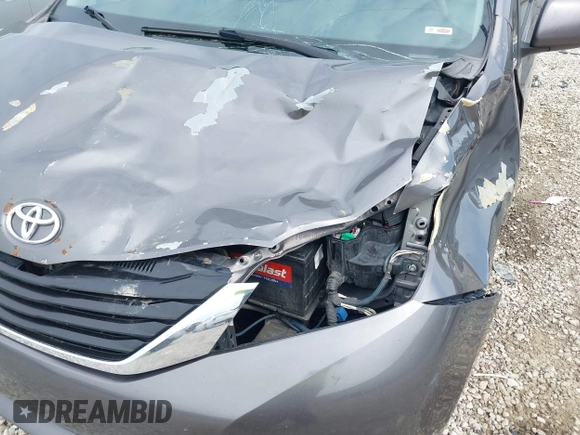 2013 Toyota Sienna LE AAS with VIN 5TDKK3DC0DS301315, listed as a IAAI auction lot 42215454 with 328,507 mi miles and . Bid and sale history available at DreamBid. Image 19.