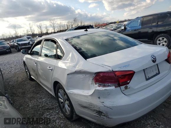 2012 Volkswagen Passat S with VIN 1VWAP7A36CC016432, listed as a Copart auction lot 82364874 with Not provided miles and Salvage title. Bid and sale history available at DreamBid. Image 2.