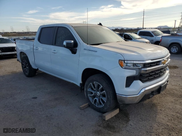 2022 Chevrolet Silverado 1500 LT with VIN 1GCPDKEK7NZ562795, listed as a Copart auction lot 50772815 with 0 mi miles and Salvage Title. Bid and sale history available at carsss.com. Image 4.