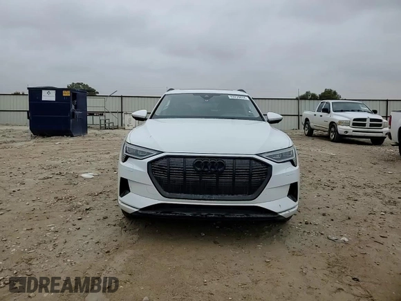 2022 Audi e-tron Premium with VIN WA1AAAGE4NB042461, listed as a Copart auction lot 83235624 with 10,991 mi miles and Salvage title. Bid and sale history available at DreamBid. Image 12.
