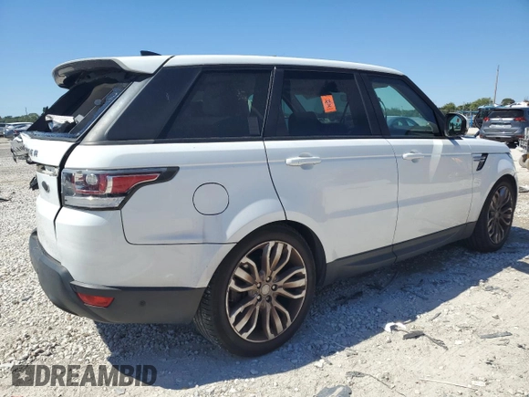 2017 Land Rover Range Rover Sport HSE with VIN SALWR2FVXHA157662, listed as a Copart auction lot 48779265 with 64,267 mi miles and Salvage title. Bid and sale history available at DreamBid. Image 3.