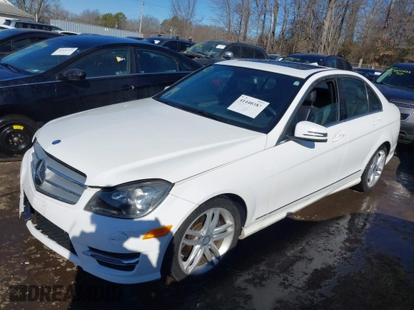 2013 Mercedes-Benz C-Class C 300 Sport with VIN WDDGF8AB6DR288450, listed as a IAAI auction lot 41440383 with 65,588 mi miles. Bid and sale history available at carsss.com. Image 2.