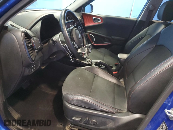 2021 Kia Soul Turbo with VIN KNDJ53AF0M7741062, listed as a Copart auction lot 53095145 with 58,367 mi miles and Clean Title. Bid and sale history available at DreamBid. Image 7.