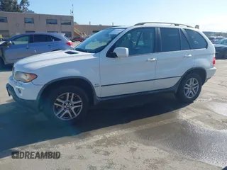 2005 BMW X5 3.0i with VIN 5UXFA135X5LY08137, listed as a IAAI auction lot 41745854 with 170,419 mi miles. Bid and sale history available at carsss.com. Image 2.