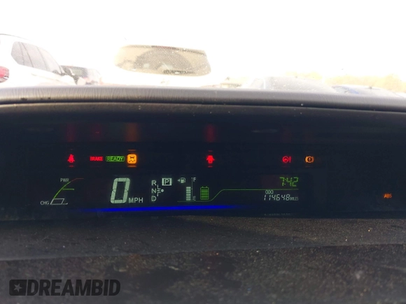2015 Toyota Prius Two with VIN JTDZN3EU8FJ022093, listed as a IAAI auction lot 41993308 with 114,648 mi miles and . Bid and sale history available at DreamBid. Image 7.