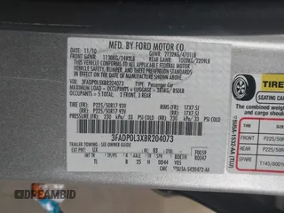 2011 Ford Fusion Hybrid with VIN 3FADP0L3XBR204073, listed as a IAAI auction lot 42570053 with 179,821 mi miles and . Bid and sale history available at DreamBid. Image 9.
