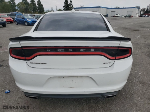 2016 Dodge Charger SXT with VIN 2C3CDXHG1GH272045, listed as a Copart auction lot 89378755 with 104,869 mi miles and Salvage Title. Bid and sale history available at carsss.com. Image 6.