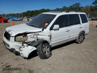 2007 Honda Pilot EX-L with VIN 5FNYF28647B045007, listed as a Copart auction lot 47181785 with 0 mi miles and Salvage Title. Bid and sale history available at carsss.com. Image 1.