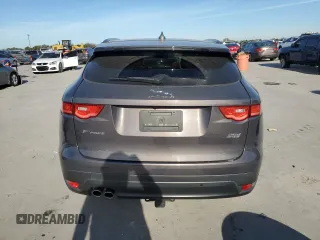 2017 Jaguar F-PACE 20d Prestige with VIN SADCK2BN7HA091953, listed as a Copart auction lot 82461244 with 94,523 mi miles and Salvage Title. Bid and sale history available at carsss.com. Image 6.