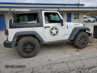 2017 Jeep Wrangler Willys Wheeler with VIN 1C4AJWAG7HL589574, listed as a Copart auction lot 79006504 with 117,075 mi miles and Salvage Title. Bid and sale history available at DreamBid. Image 3.
