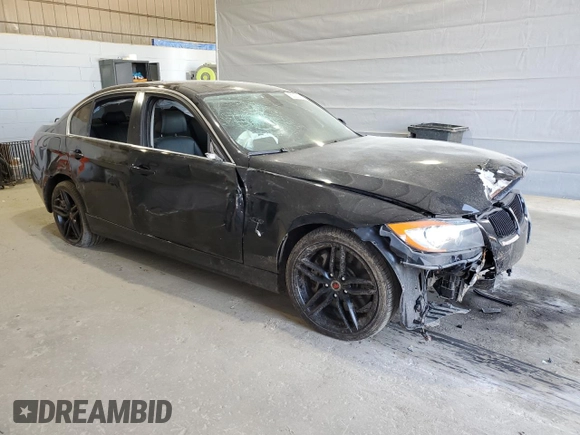 2008 BMW 3 Series 335xi with VIN WBAVD53568A010629, listed as a Copart auction lot 55350445 with 199,290 mi miles and Salvage title. Bid and sale history available at DreamBid. Image 4.