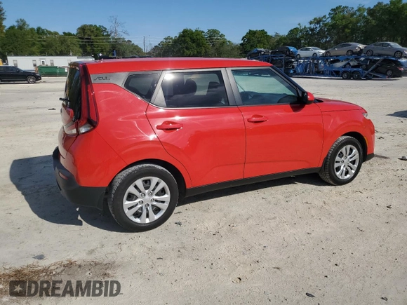 2020 Kia Soul LX with VIN KNDJ23AU7L7120911, listed as a Copart auction lot 51062645 with 86,711 mi miles and Salvage Title. Bid and sale history available at carsss.com. Image 3.