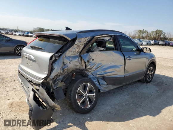 2023 Kia Niro EX with VIN KNDCR3LE0P5063057, listed as a Copart auction lot 47108975 with 38,563 mi miles and Salvage Title. Bid and sale history available at carsss.com. Image 3.