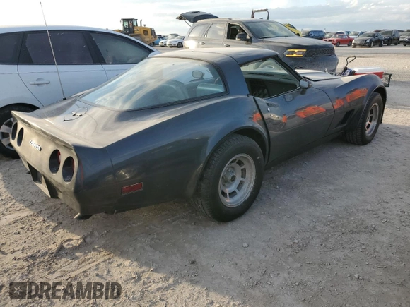 1981 Chevrolet Corvette with VIN 1G1AY8763B5103059, listed as a Copart auction lot 75293044 with 91,784 mi miles and Salvage Title. Bid and sale history available at carsss.com. Image 3.