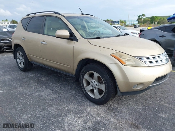 2004 Nissan Murano SL with VIN JN8AZ08T44W206681, listed as a IAAI auction lot 41600056 with 92,717 mi miles. Bid and sale history available at carsss.com. Image 1.