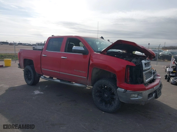 2015 Chevrolet Silverado 1500 LTZ with VIN 3GCUKSEC2FG283726, listed as a IAAI auction lot 40666666 with 281,099 mi miles. Bid and sale history available at carsss.com. Image 1.