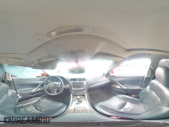 2013 Lexus IS 250 with VIN JTHBF5C26D5190413, listed as a Copart auction lot 59731095 with 194,651 mi miles and Salvage title. Bid and sale history available at DreamBid. Image 15.
