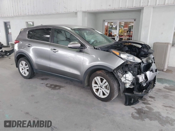 2019 Kia Sportage LX with VIN KNDPM3AC0K7561130, listed as a IAAI auction lot 41391657 with 152,728 mi miles and . Bid and sale history available at carsss.com. Image 1.